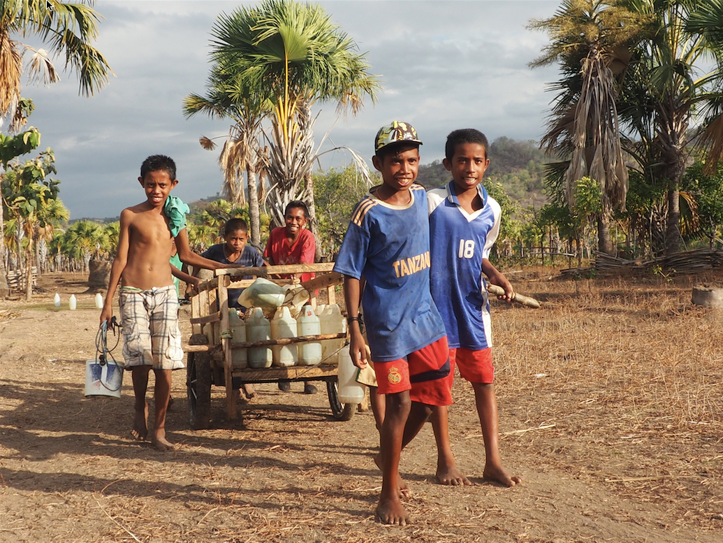 photo-1-boys-in-timor-leste-maximising-collection-of-water-using