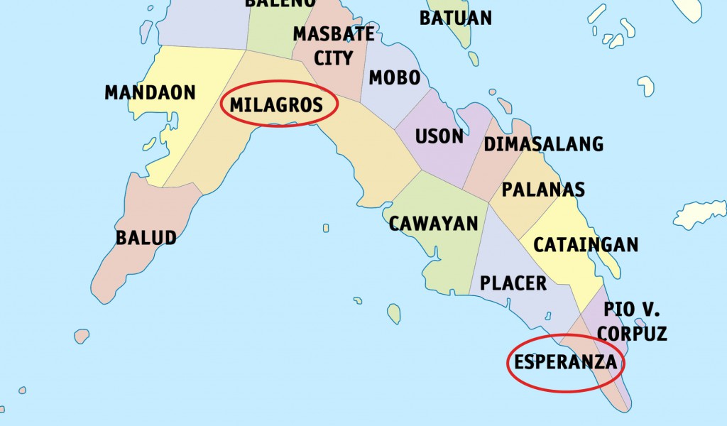 Masbate Circles Map | Mercy Relief