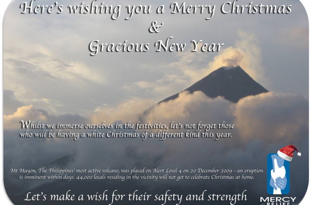 A season of joy & grace – make a wish for Mt Mayon residents. Happy Holidays!