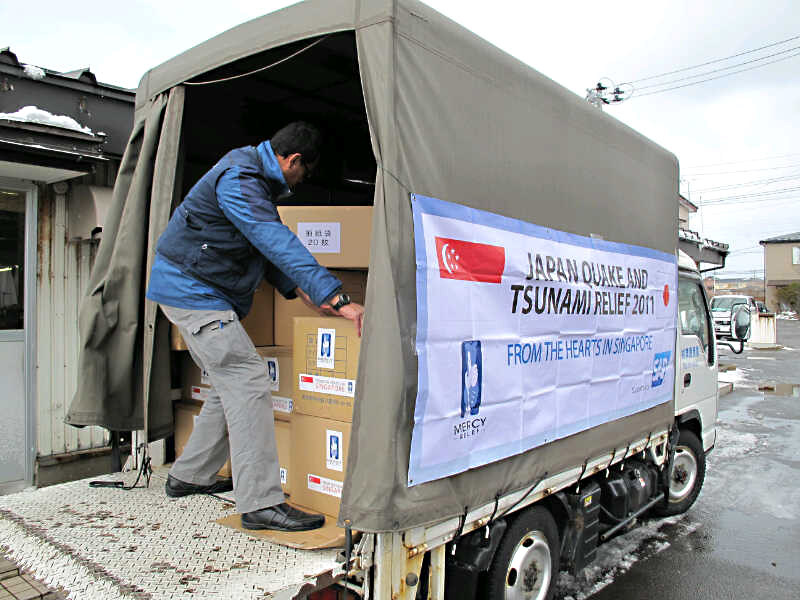 Ops Japan Earthquake & Tsunami (JET) Relief Update #1: MR Established Logistics Network, Second Relief Team Deployed